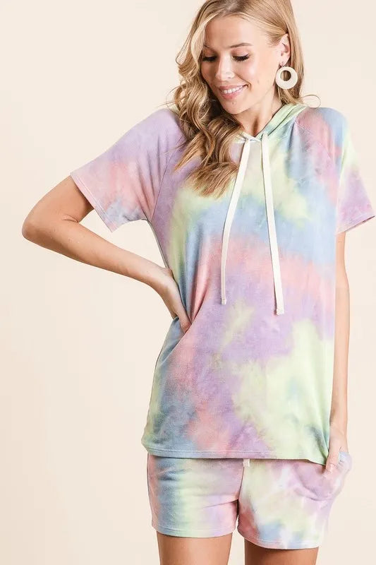 Tie-Dye French Terry Shorts – Comfy, Trendy & Casual-Chic Style